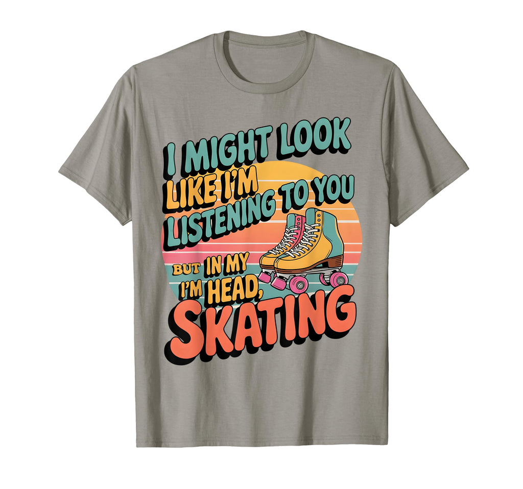 Roller Skating Skater Roller Skate 70S T-Shirt - Aesthetic Graphic Unisex - T-Shirt, Sweatshirt, Hoodie