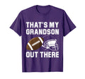 Thats My Grandson Out There Football T-Shirt - Minimalist Print for Adults - T-Shirt, Sweatshirt, Hoodie