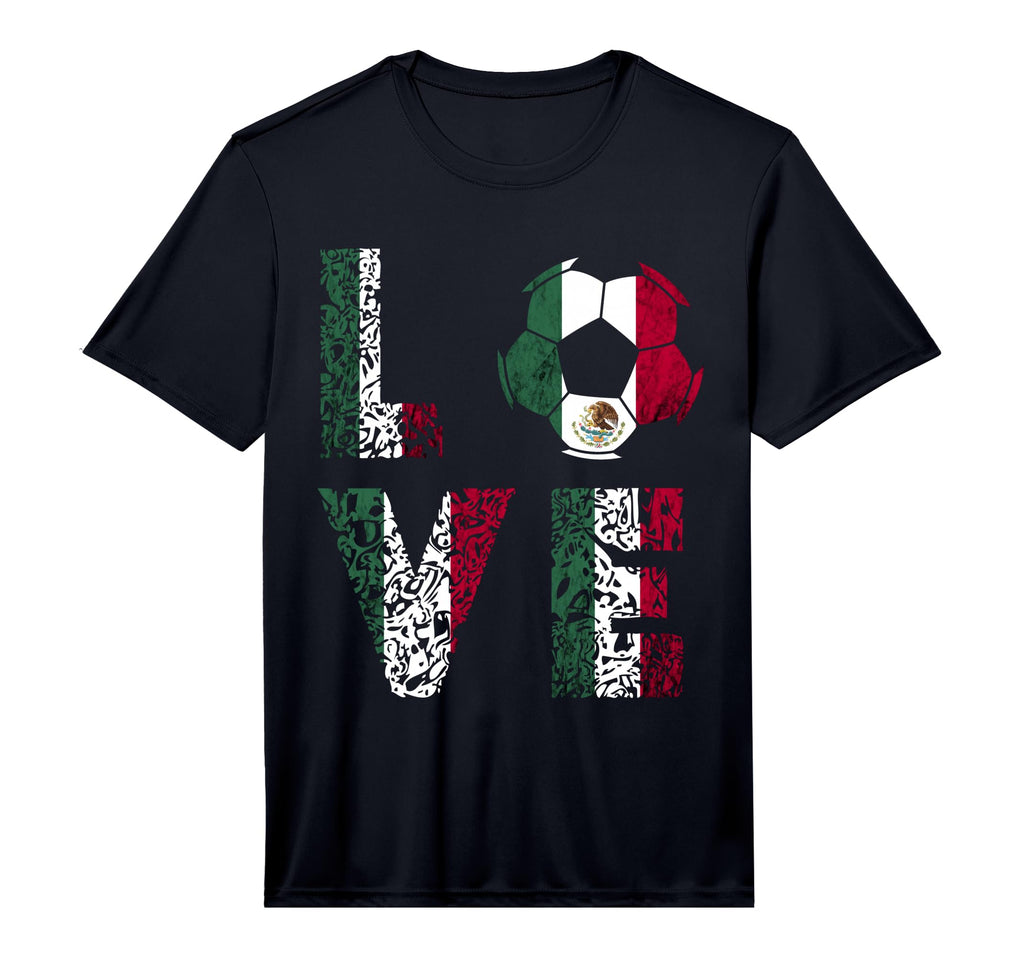 Mexico Soccer Ball Love Mexican Flag T-Shirt - Trendy Graphic Men Women - T-Shirt, Sweatshirt, Hoodie