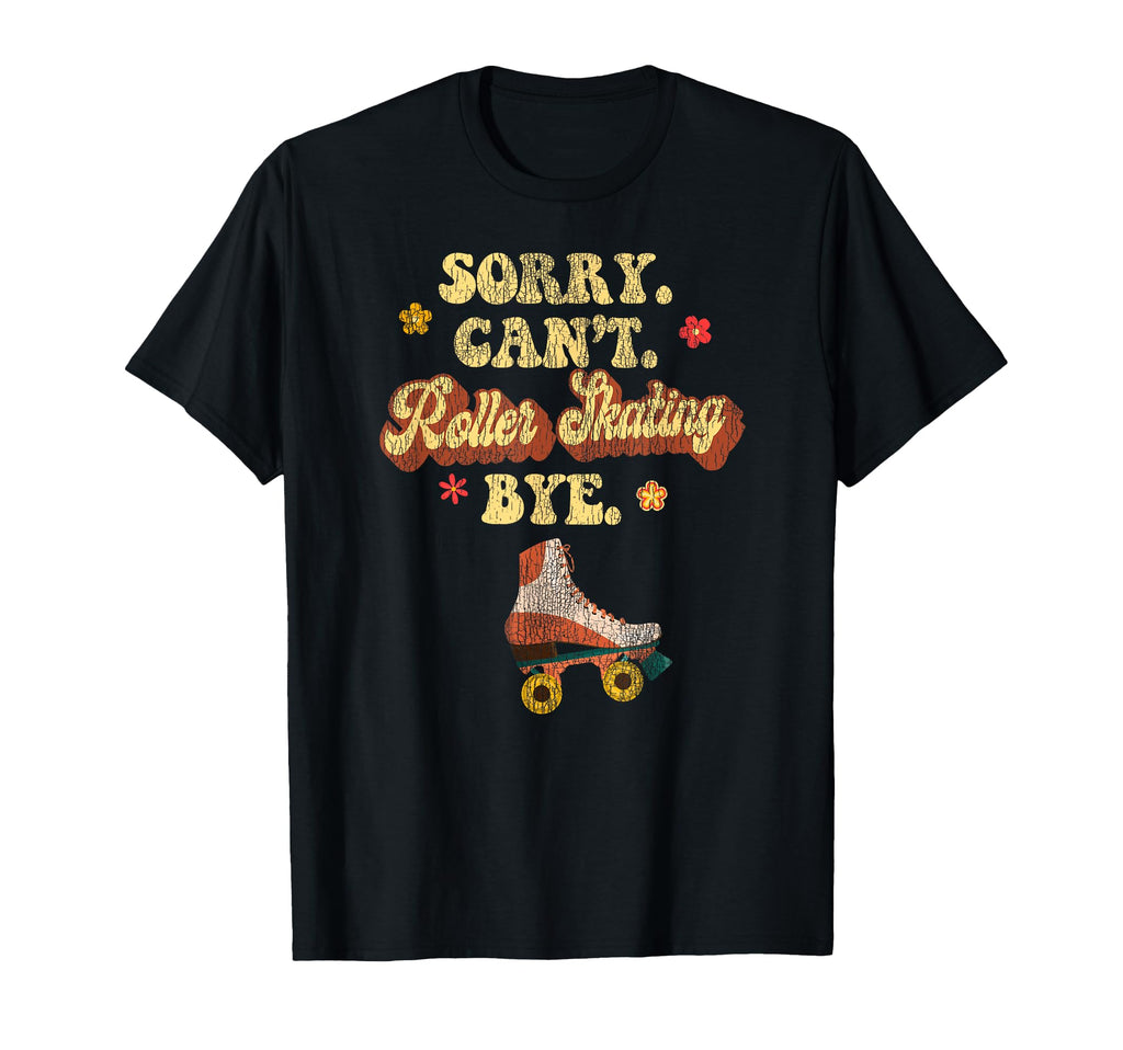 Roller Skating Skate 1970S T-Shirt - Custom Art Print Unisex - T-Shirt, Sweatshirt, Hoodie