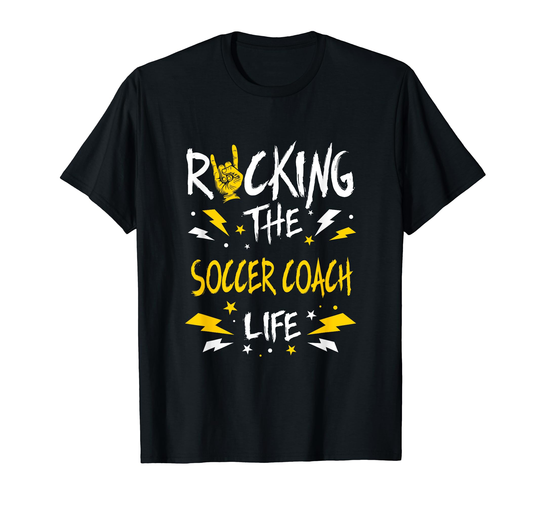 Rocking Soccer Coach Funny Soccer Player T-Shirt - Graphic Print for Adults - T-Shirt, Sweatshirt, Hoodie
