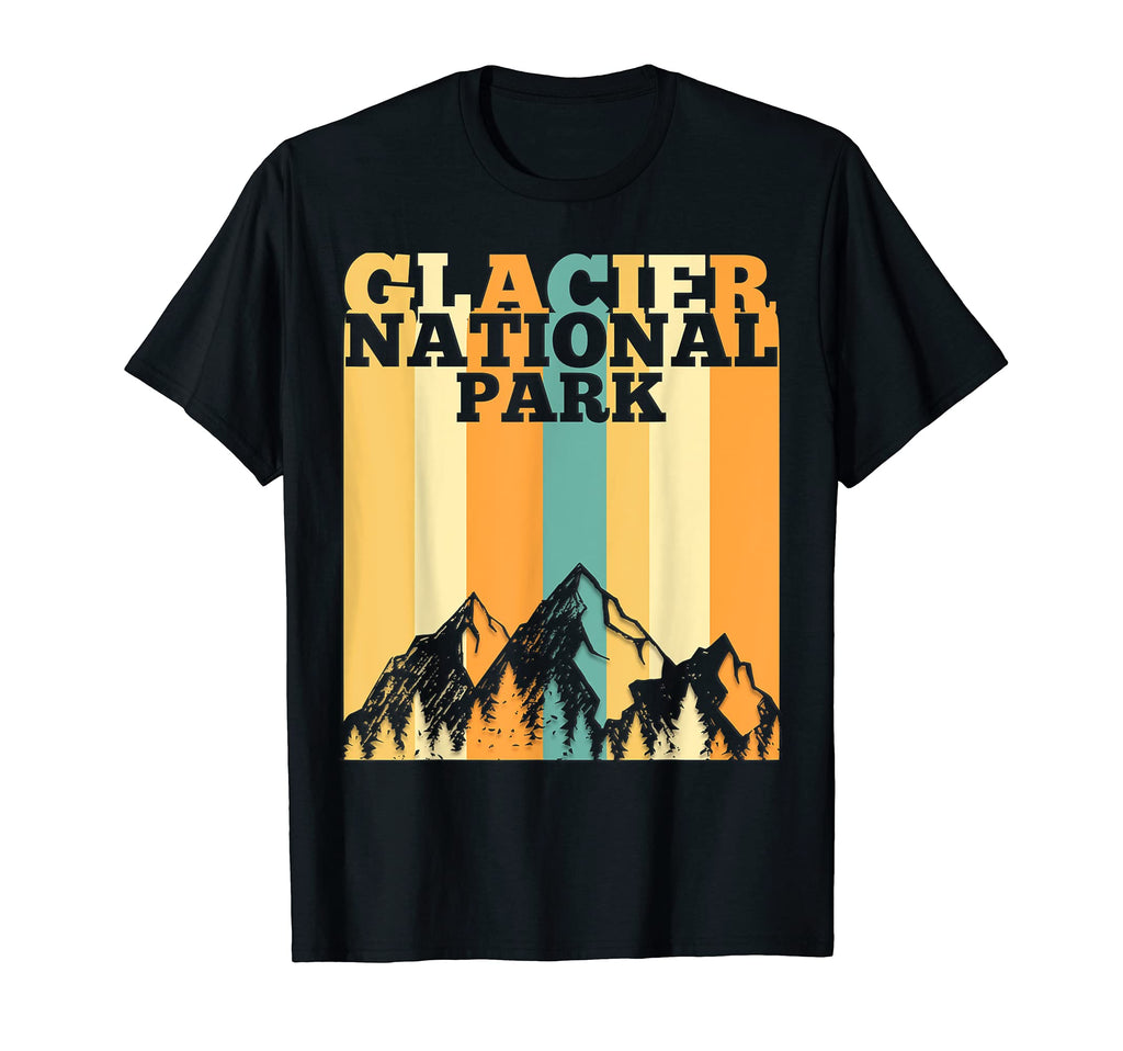 Glacier National Park Montana Mountains T-Shirt - Unique Graphic Unisex - T-Shirt, Sweatshirt, Hoodie