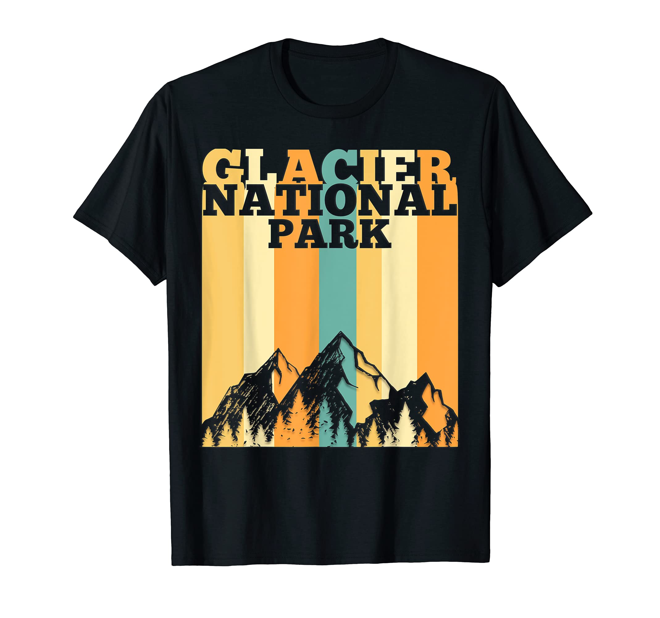Glacier National Park Montana Mountains T-Shirt - Unique Graphic Unisex - T-Shirt, Sweatshirt, Hoodie