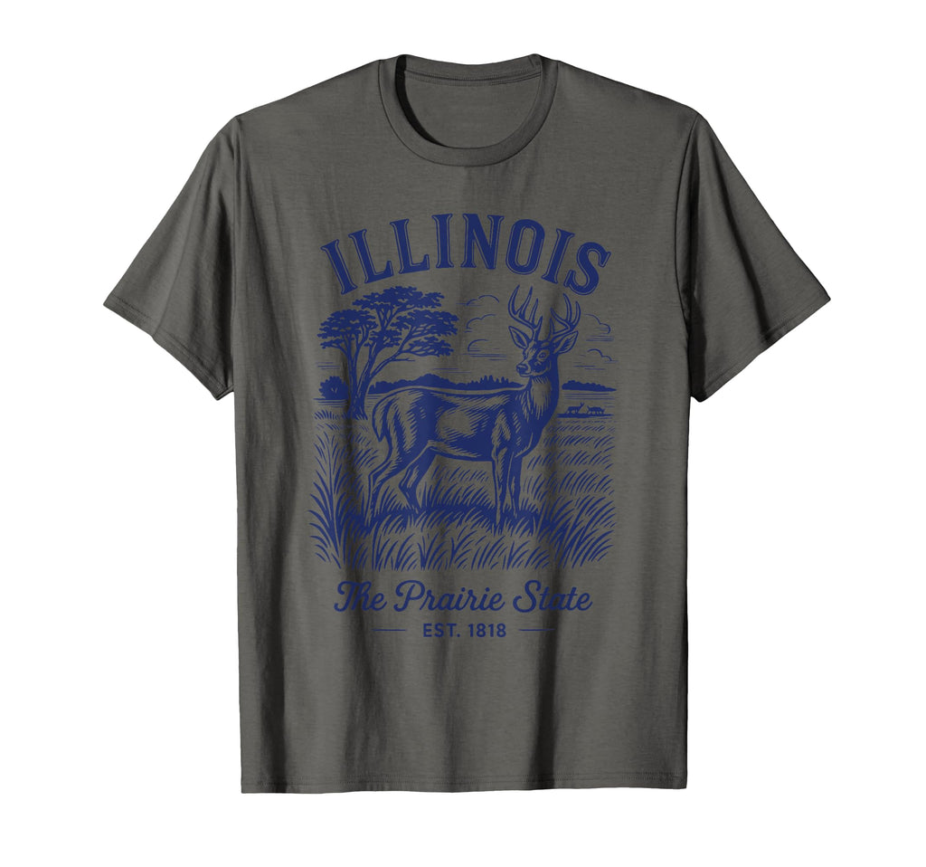 State Illinois Est 1818 Chicago 66 T-Shirt - Streetwear Style Unisex - T-Shirt, Sweatshirt, Hoodie