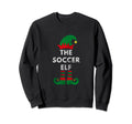 Soccer Elf Santa Elves Sports Sweatshirt - Trendy Graphic for Adults - T-Shirt, Sweatshirt, Hoodie