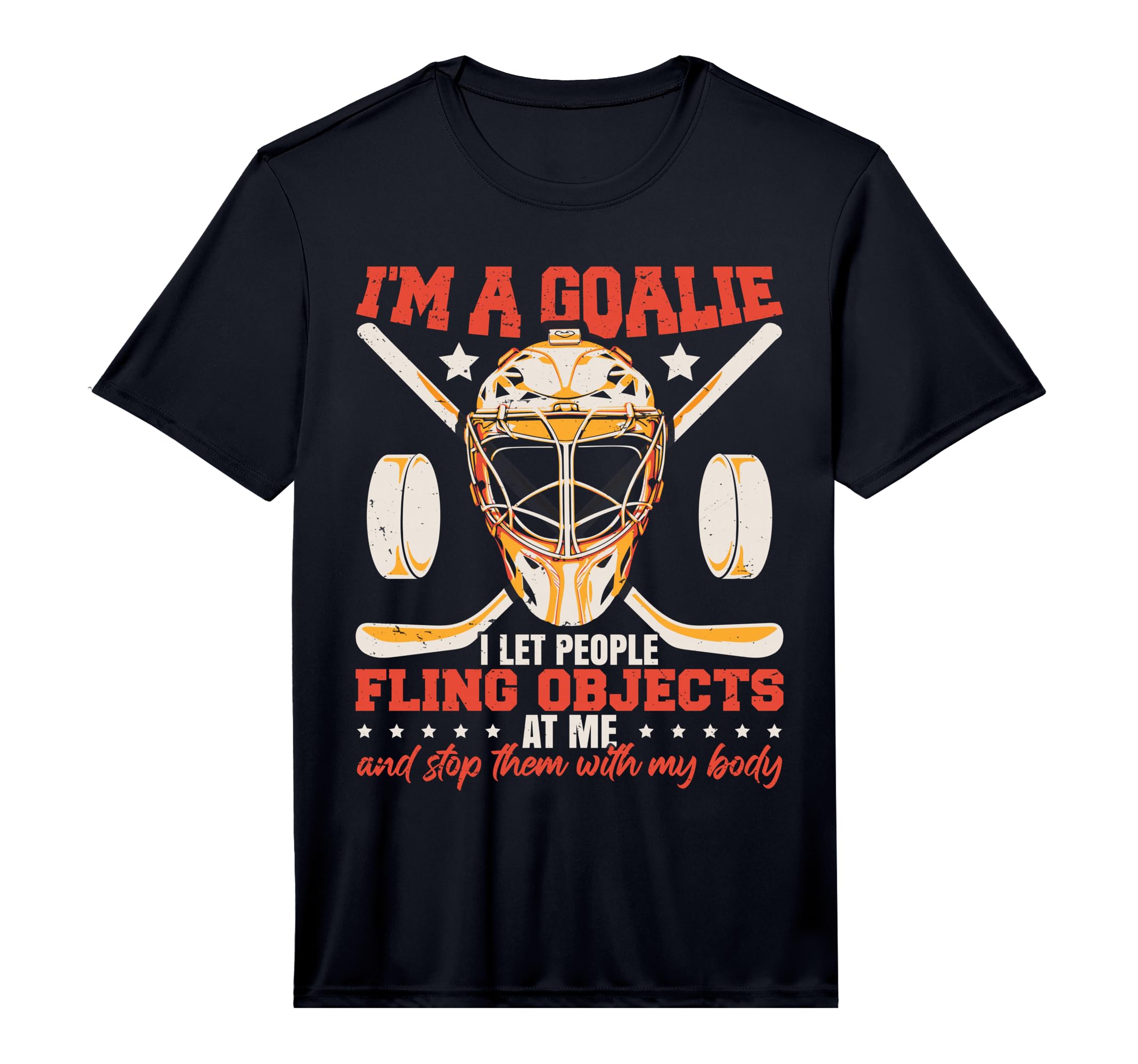Mens Hockey Goalkeeper Ice Hockey T-Shirt - Casual Everyday Wear Men Women - T-Shirt, Sweatshirt, Hoodie