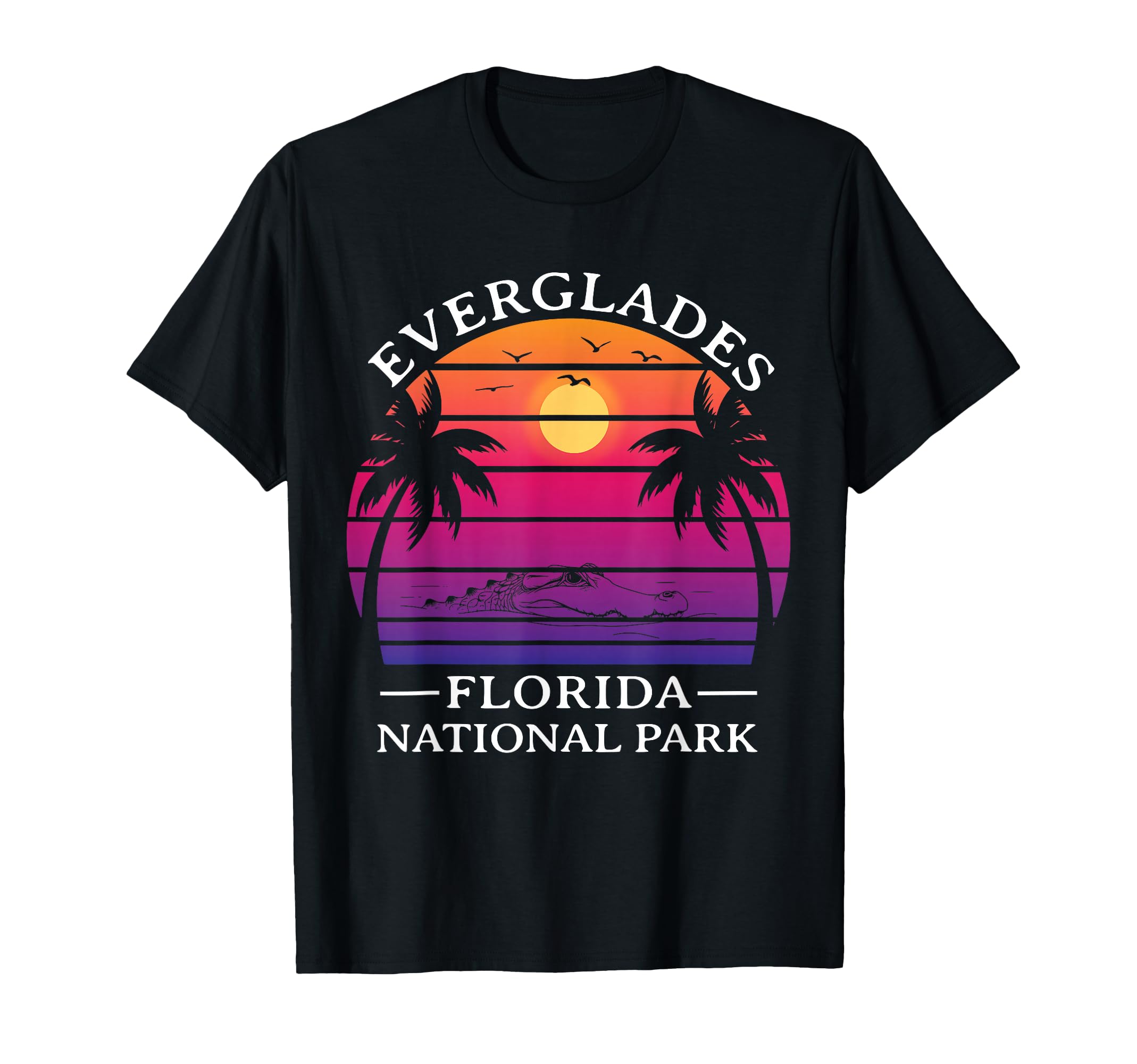 Everglades National Park Alligators T-Shirt - Aesthetic Graphic for Adults - T-Shirt, Sweatshirt, Hoodie