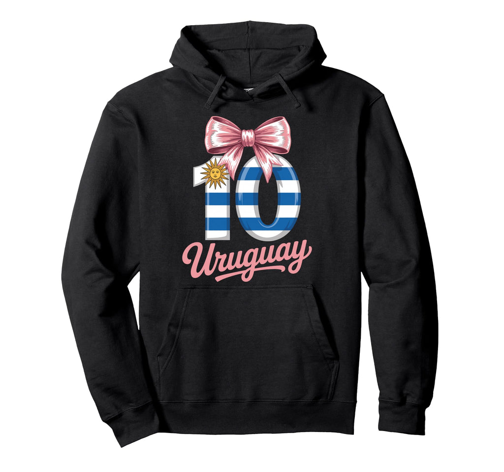10 Uruguay Birthday Number 10 Soccer Hoodie - Casual Everyday Wear Unisex - T-Shirt, Sweatshirt, Hoodie