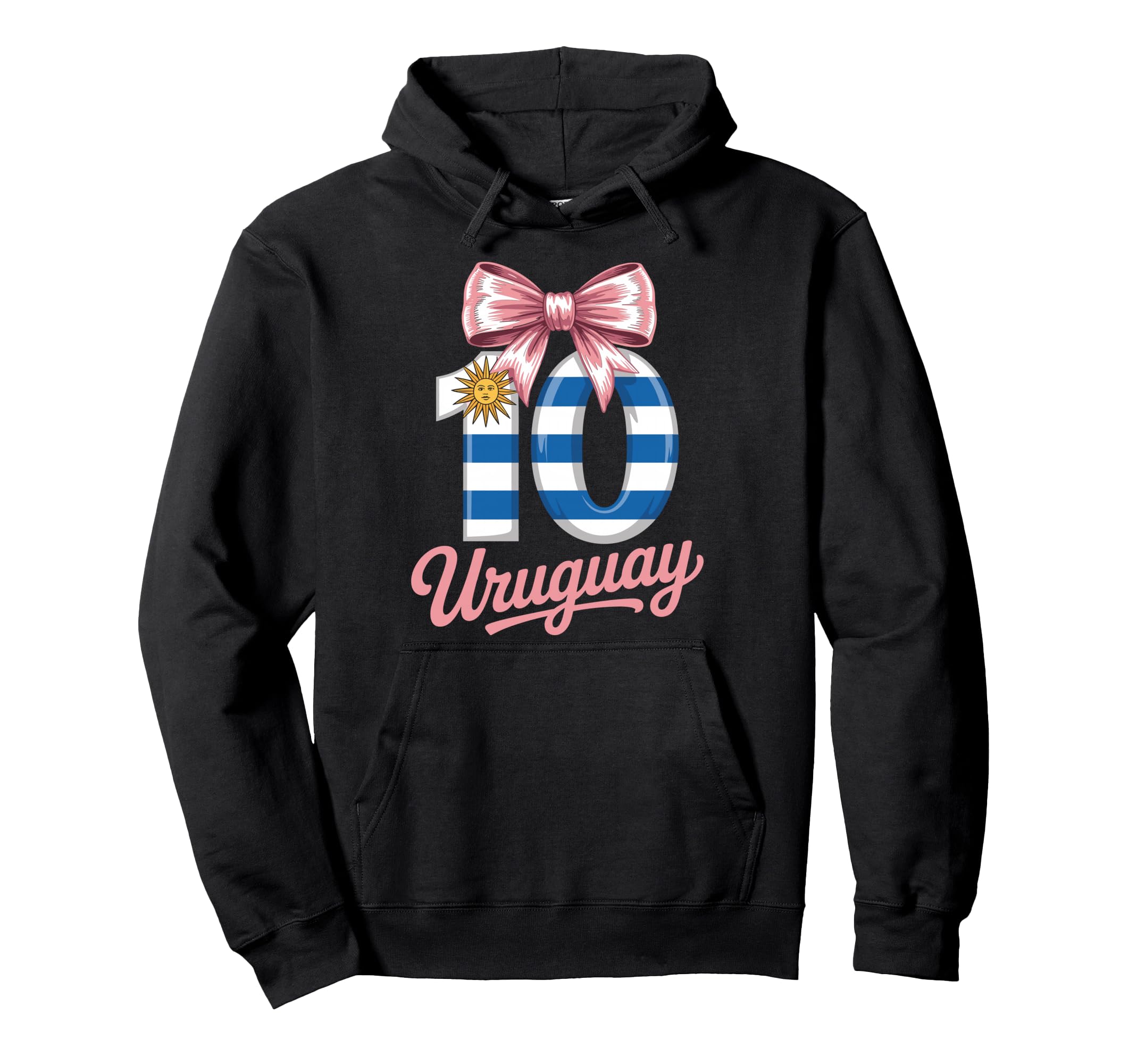 10 Uruguay Birthday Number 10 Soccer Hoodie - Trendy Graphic Men Women - T-Shirt, Sweatshirt, Hoodie
