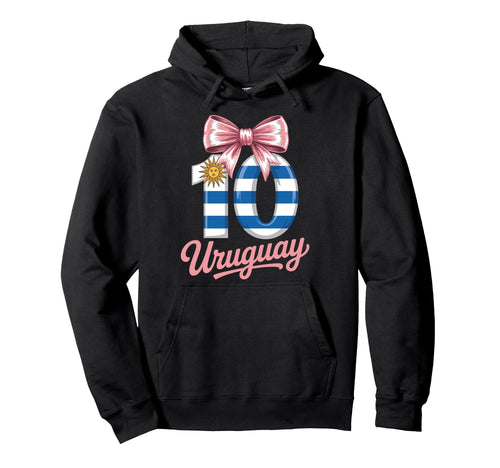 10 Uruguay Birthday Number 10 Soccer Hoodie - Trendy Graphic Men Women - T-Shirt, Sweatshirt, Hoodie