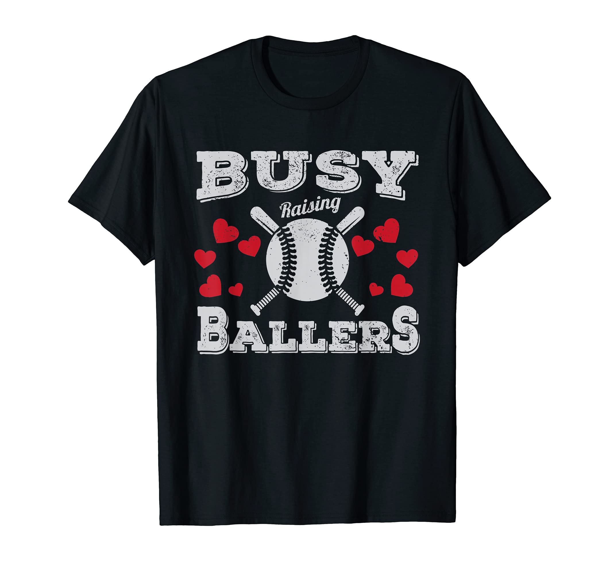 Busy Raising Ballers Baseball T-Shirt - Trendy Graphic Unisex - T-Shirt, Sweatshirt, Hoodie