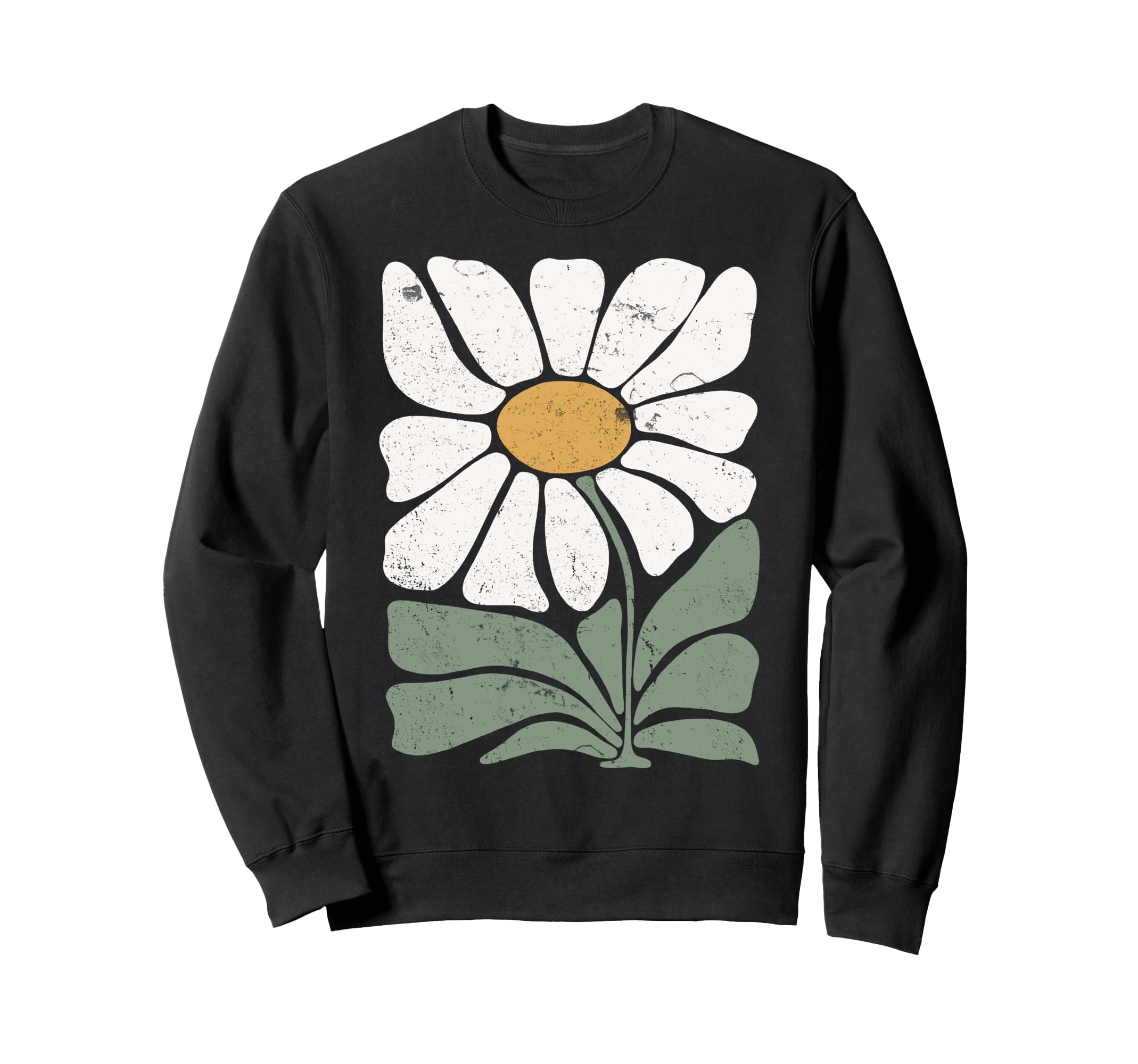 Boho Daisy Flower Botanical Sweatshirt - Novelty Apparel Men Women - T-Shirt, Sweatshirt, Hoodie
