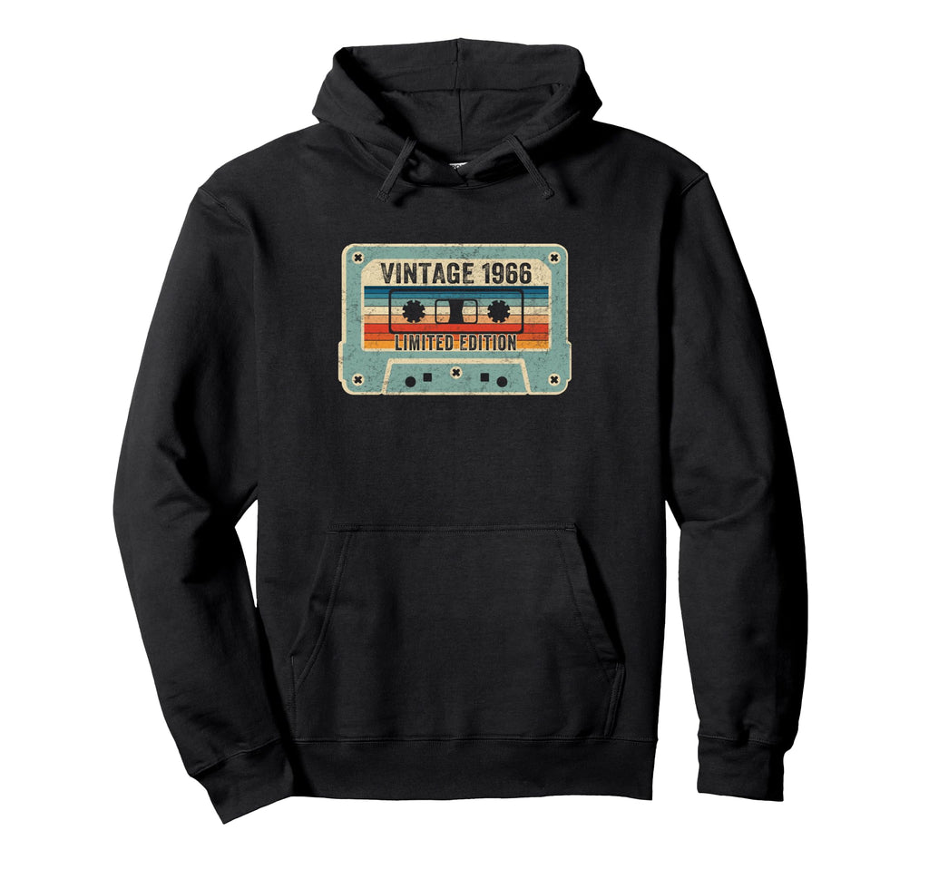 Born 1966 Cassette Tape 60Th Birthday Hoodie - Streetwear Style Men Women - T-Shirt, Sweatshirt, Hoodie