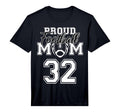 Custom Proud Football Mother T-Shirt - Fun Novelty Design for Adults - T-Shirt, Sweatshirt, Hoodie
