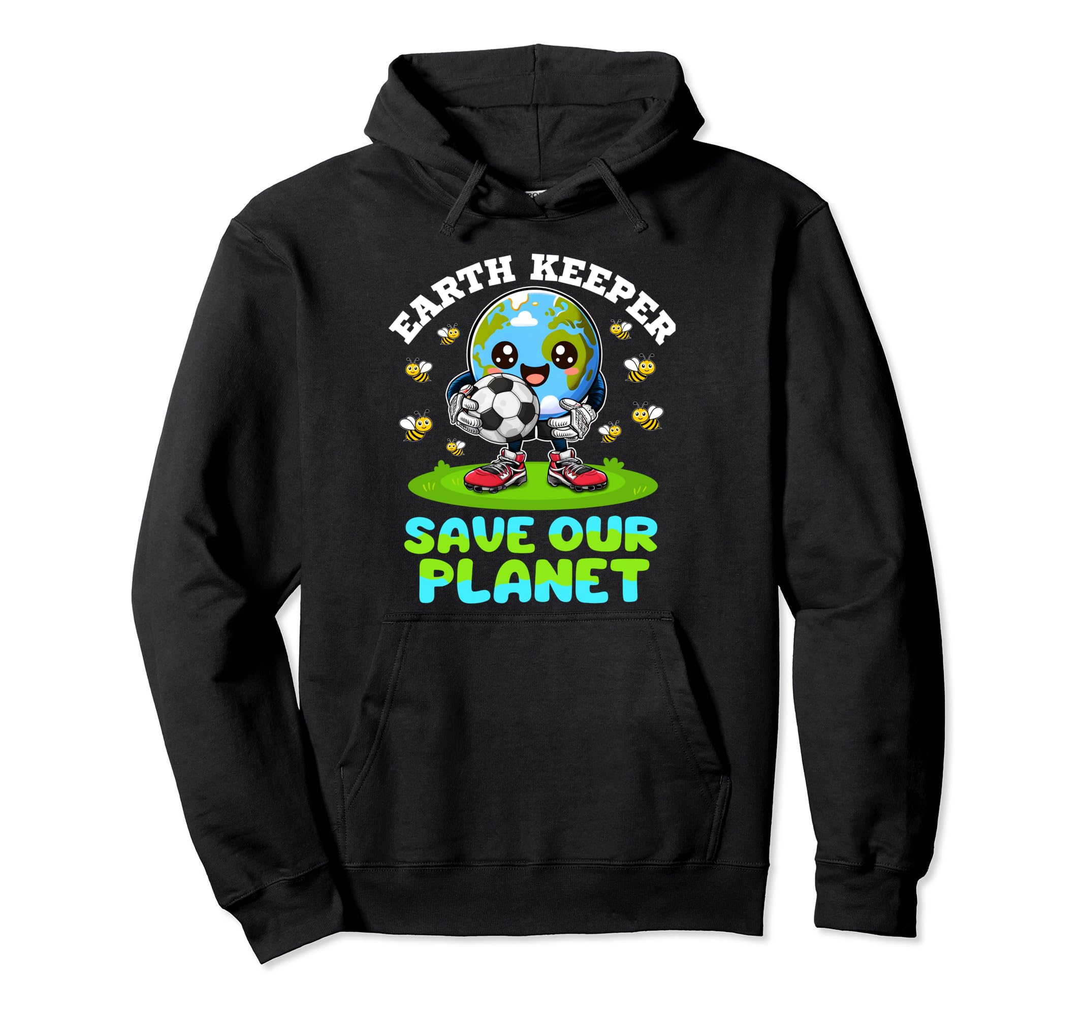 Earth Keeper Save Our Planet Earth Day Hoodie - Custom Art Print Men Women - T-Shirt, Sweatshirt, Hoodie