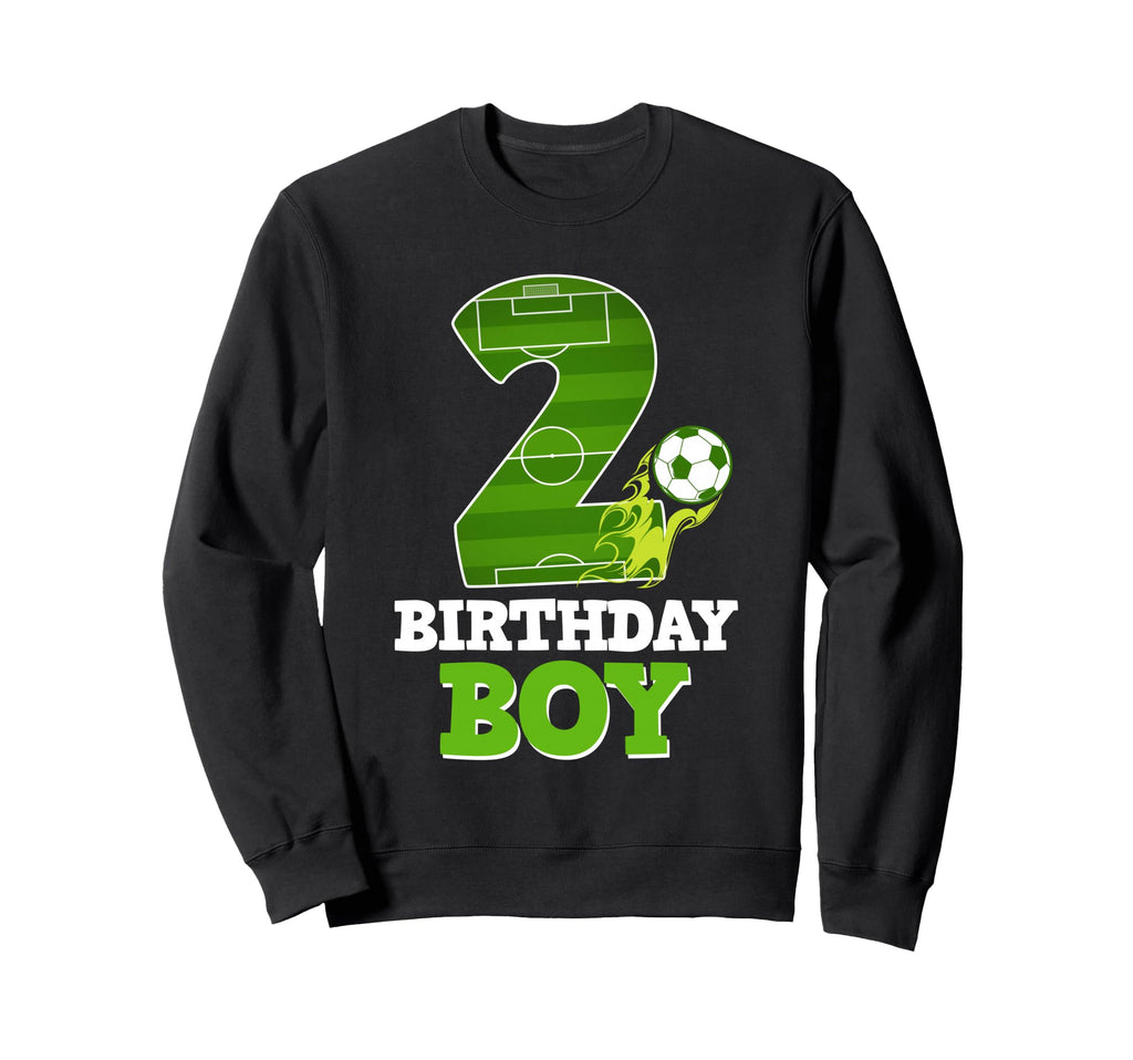 Happy 2Nd Birthday Soccer Lover 2 Sweatshirt - Novelty Apparel for Adults - T-Shirt, Sweatshirt, Hoodie