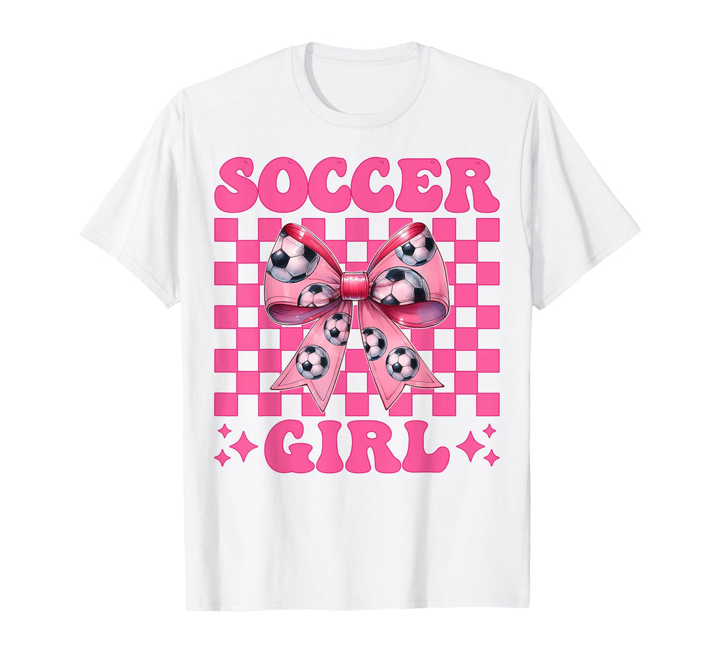Womens Coquette Bow Ribbon Soccer Sweatshirt - Aesthetic Graphic Men Women - T-Shirt, Sweatshirt, Hoodie
