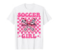 Womens Coquette Bow Ribbon Soccer Sweatshirt - Aesthetic Graphic Men Women - T-Shirt, Sweatshirt, Hoodie