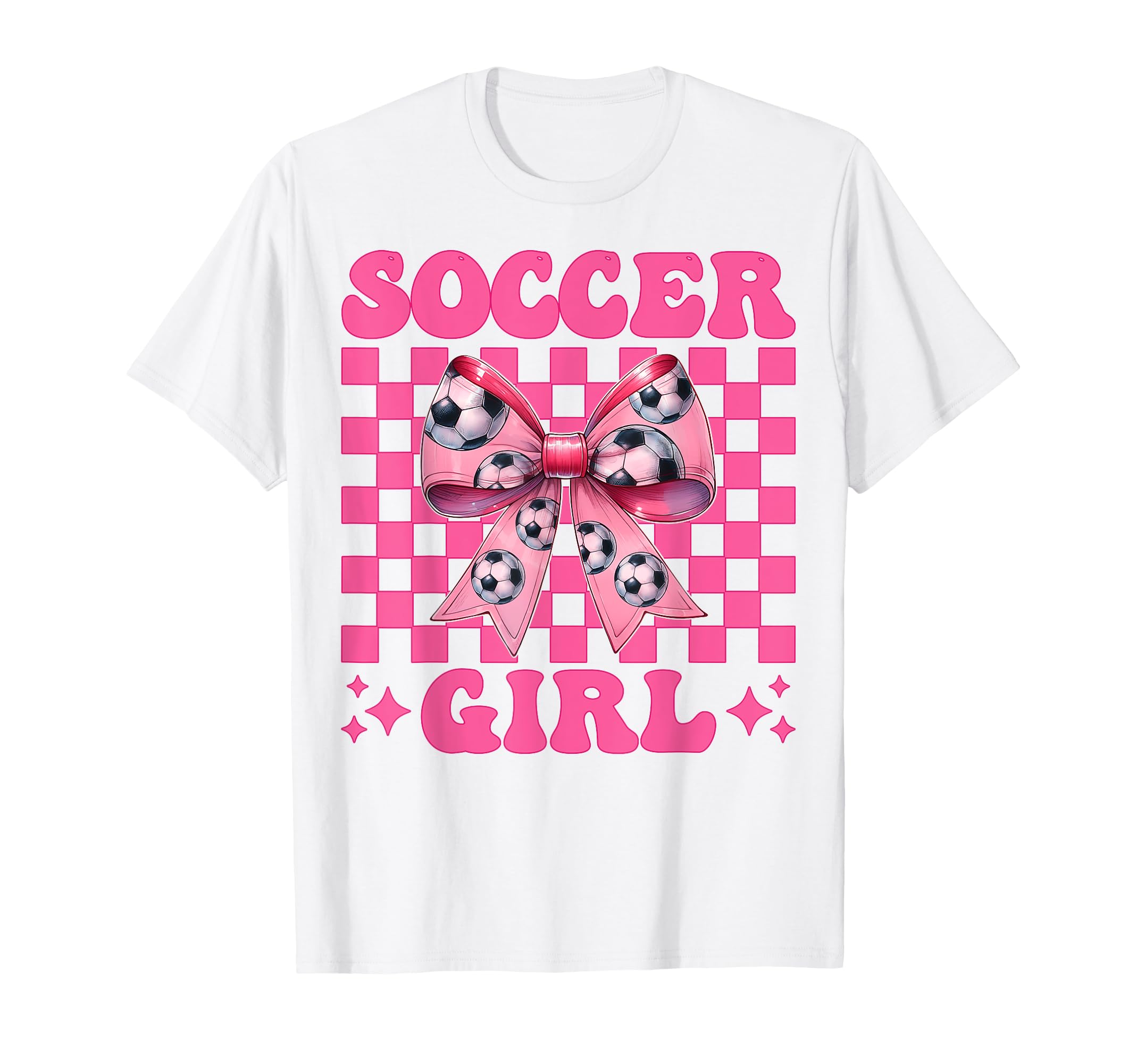Womens Coquette Bow Ribbon Soccer Sweatshirt - Aesthetic Graphic Men Women - T-Shirt, Sweatshirt, Hoodie
