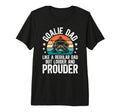 Mens Hockey Goalie Dad Ice Hockey T-Shirt - Trendy Graphic Men Women - T-Shirt, Sweatshirt, Hoodie