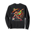 Mexican Soccer Dabbing Chica Sweatshirt - Aesthetic Graphic Unisex - T-Shirt, Sweatshirt, Hoodie