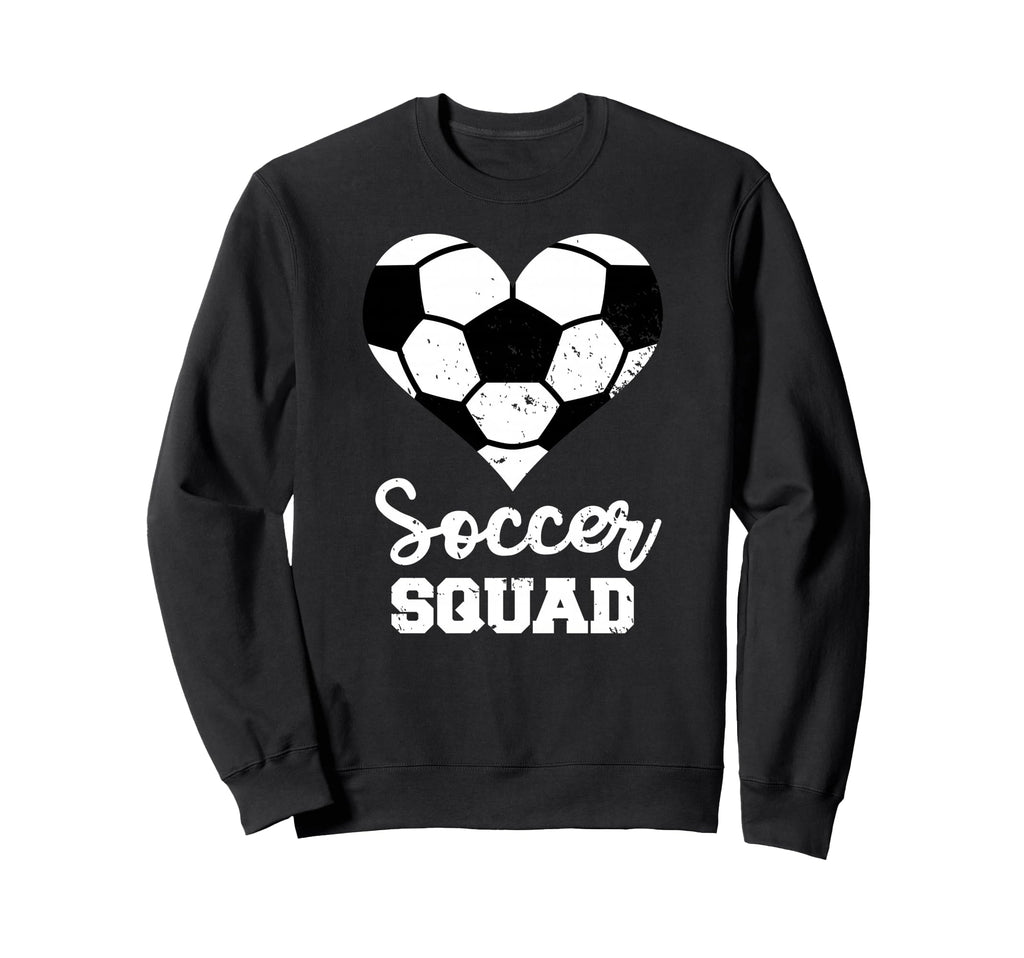 Soccer Squad Heart Funny Soccer Player Sweatshirt - Trendy Graphic Unisex - T-Shirt, Sweatshirt, Hoodie