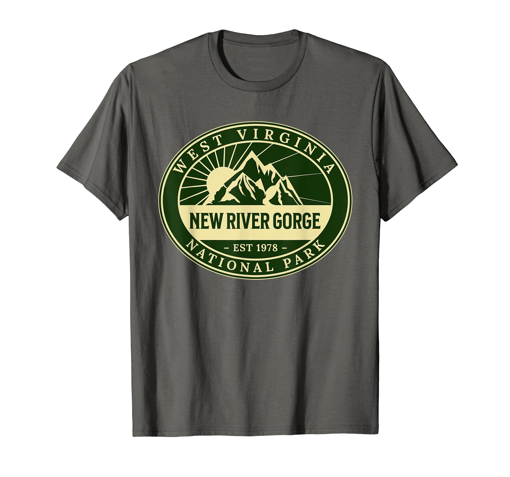 New River Gorge National Park West T-Shirt - Minimalist Print Unisex - T-Shirt, Sweatshirt, Hoodie