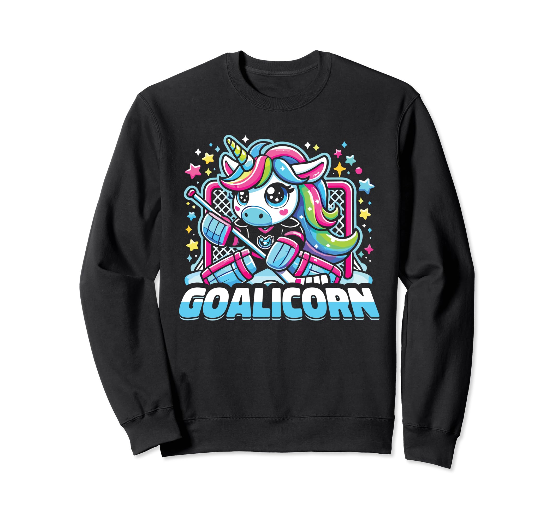 Goalicorn Ice Hockey Goalie Sweatshirt - Trendy Graphic for Adults - T-Shirt, Sweatshirt, Hoodie