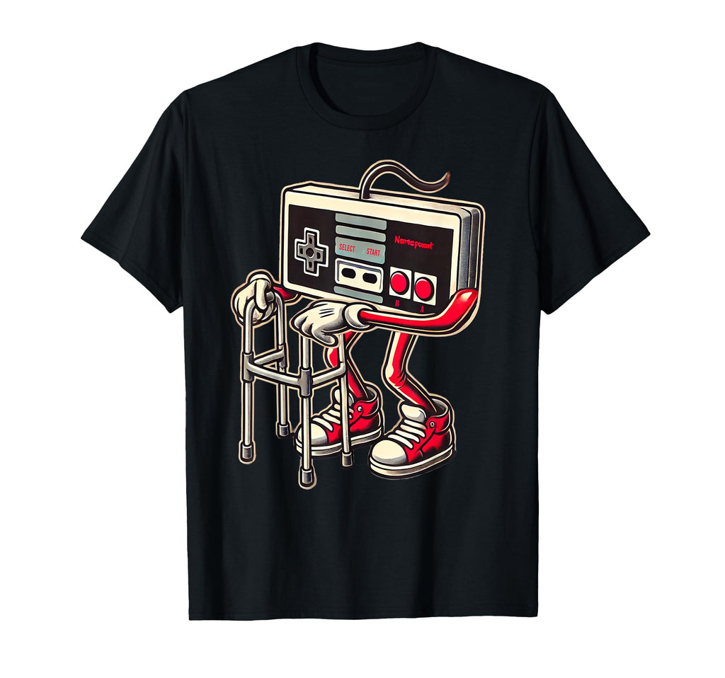 Funny Old Video Game Art Gaming T-Shirt - Graphic Print Unisex - T-Shirt, Sweatshirt, Hoodie