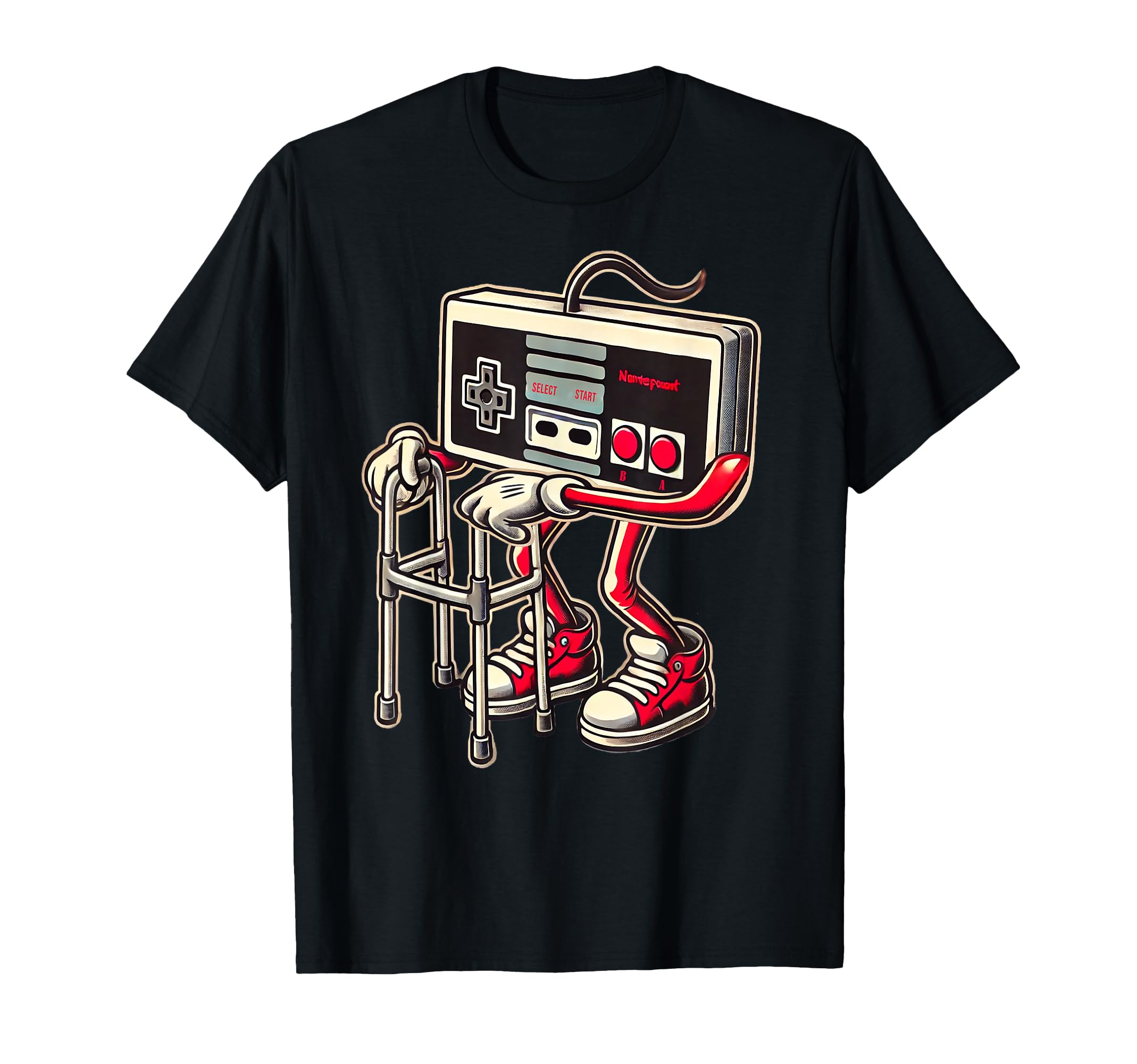 Funny Old Video Game Art Gaming T-Shirt - Graphic Print Unisex - T-Shirt, Sweatshirt, Hoodie