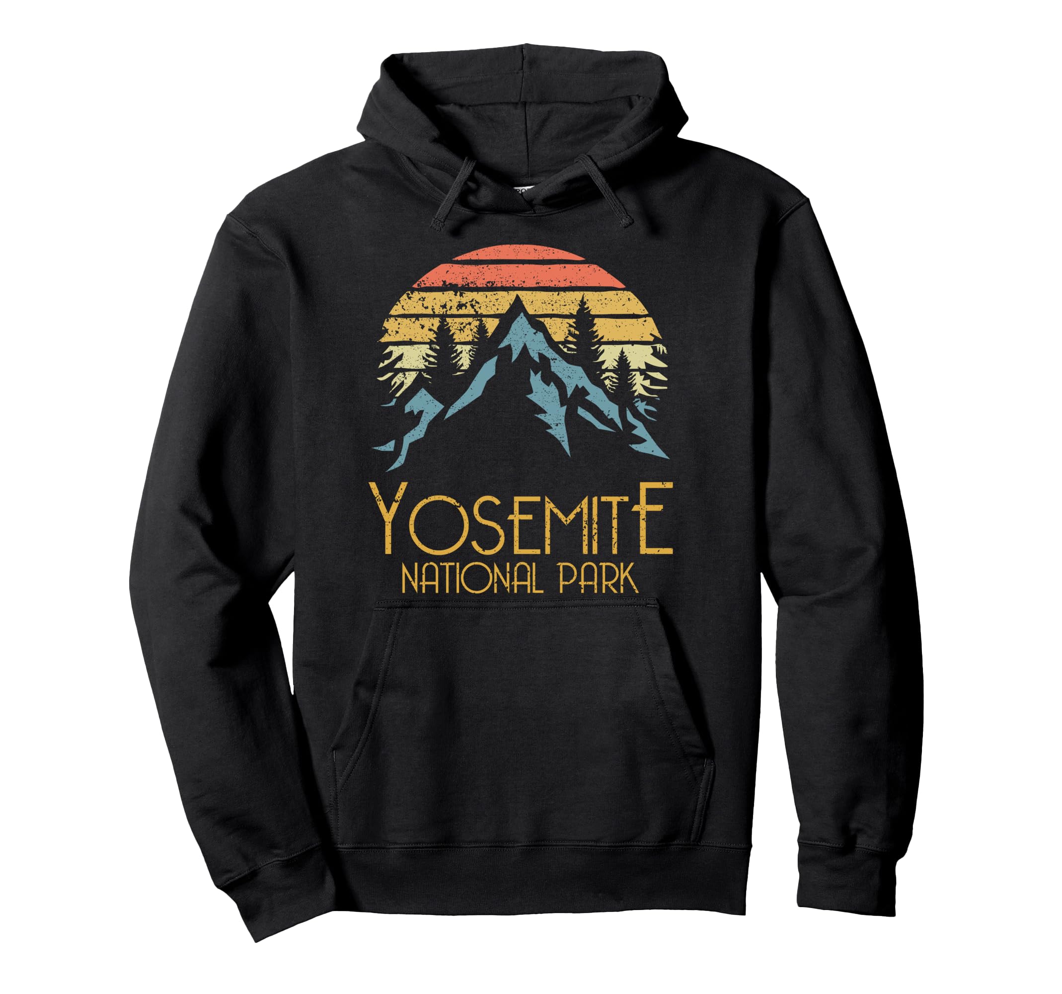 Yosemite National Park California Hoodie - Unique Graphic Men Women - T-Shirt, Sweatshirt, Hoodie
