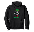 Soccer Elf Santa Elves Sporty Matching Hoodie - Unique Graphic Unisex - T-Shirt, Sweatshirt, Hoodie