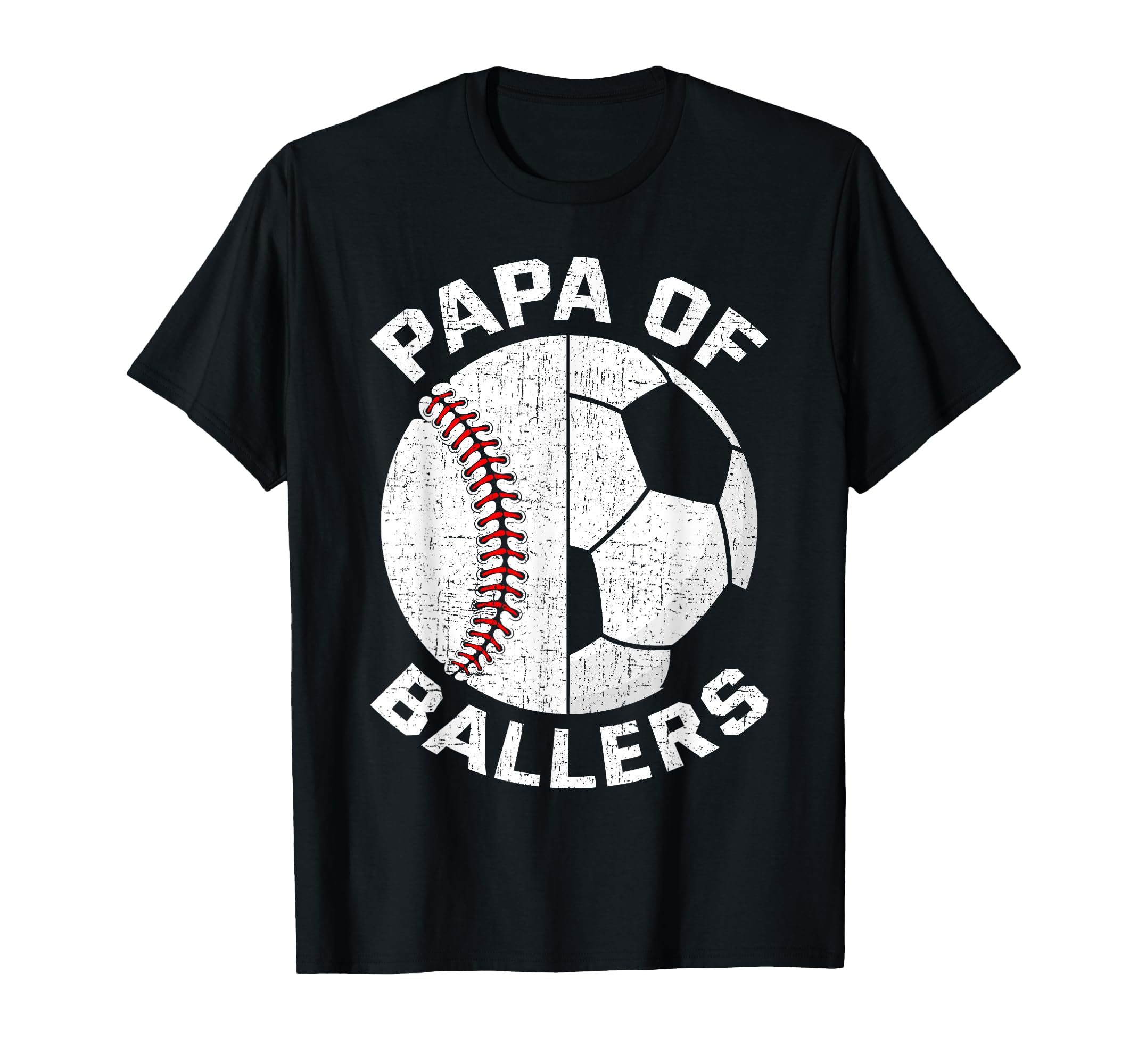 Funny Papa Son Daughter Ballers T-Shirt - Graphic Print for Adults - T-Shirt, Sweatshirt, Hoodie