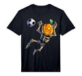 Soccer Skeleton Halloween Soccer T-Shirt - Graphic Print Men Women - T-Shirt, Sweatshirt, Hoodie