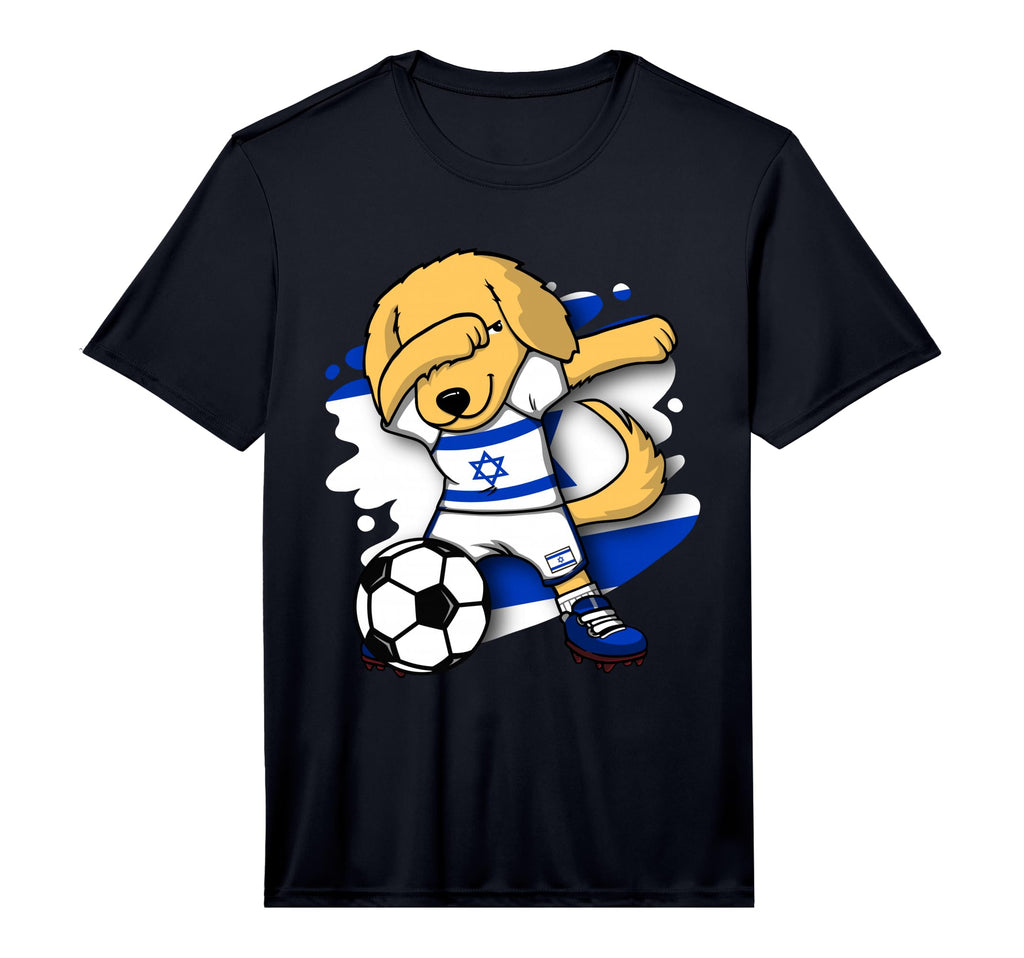 Dabbing Golden Retriever Israel T-Shirt - Casual Everyday Wear Men Women - T-Shirt, Sweatshirt, Hoodie