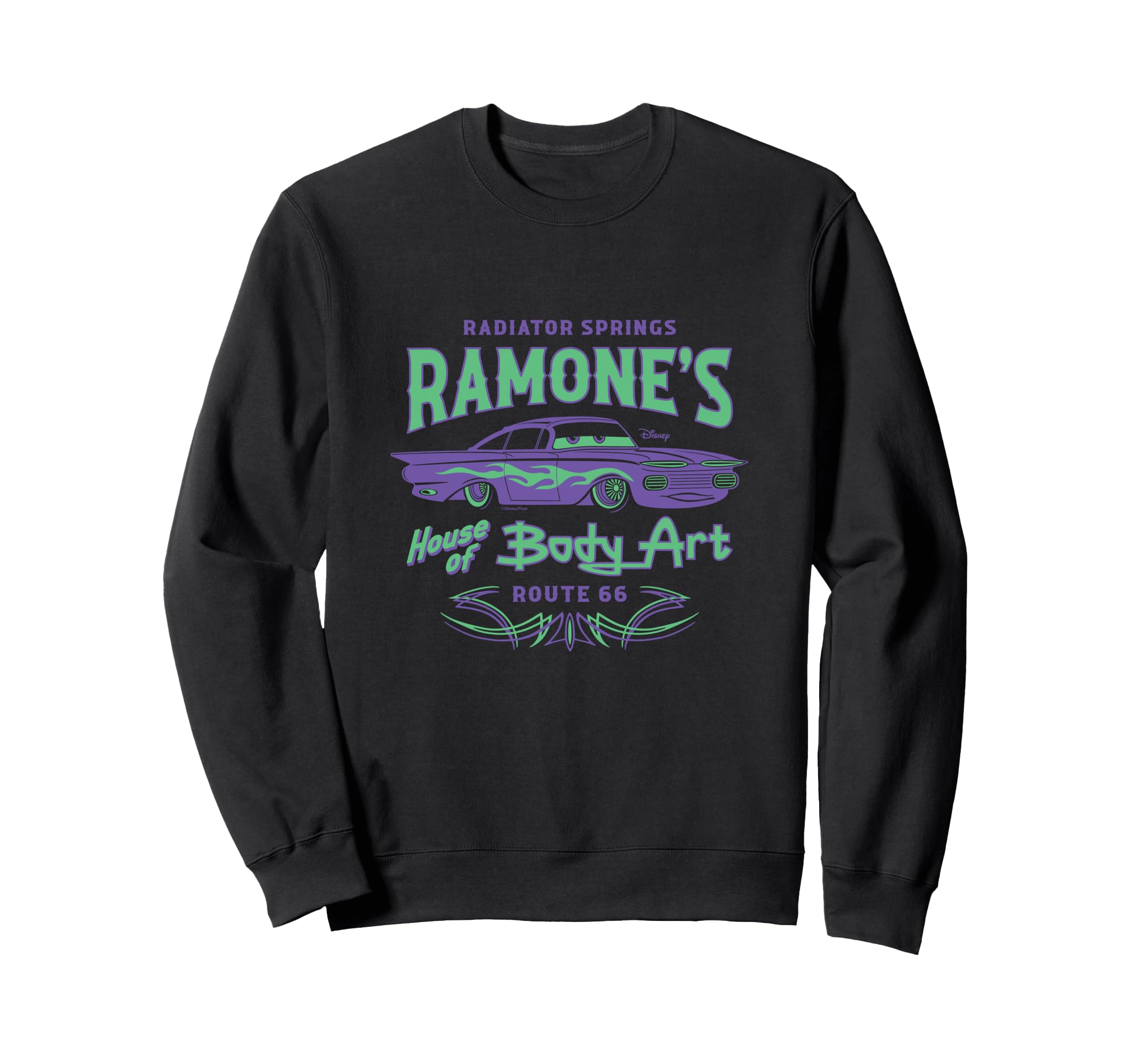 Cars Ramone Body Art Sweatshirt - Custom Art Print for Adults - T-Shirt, Sweatshirt, Hoodie