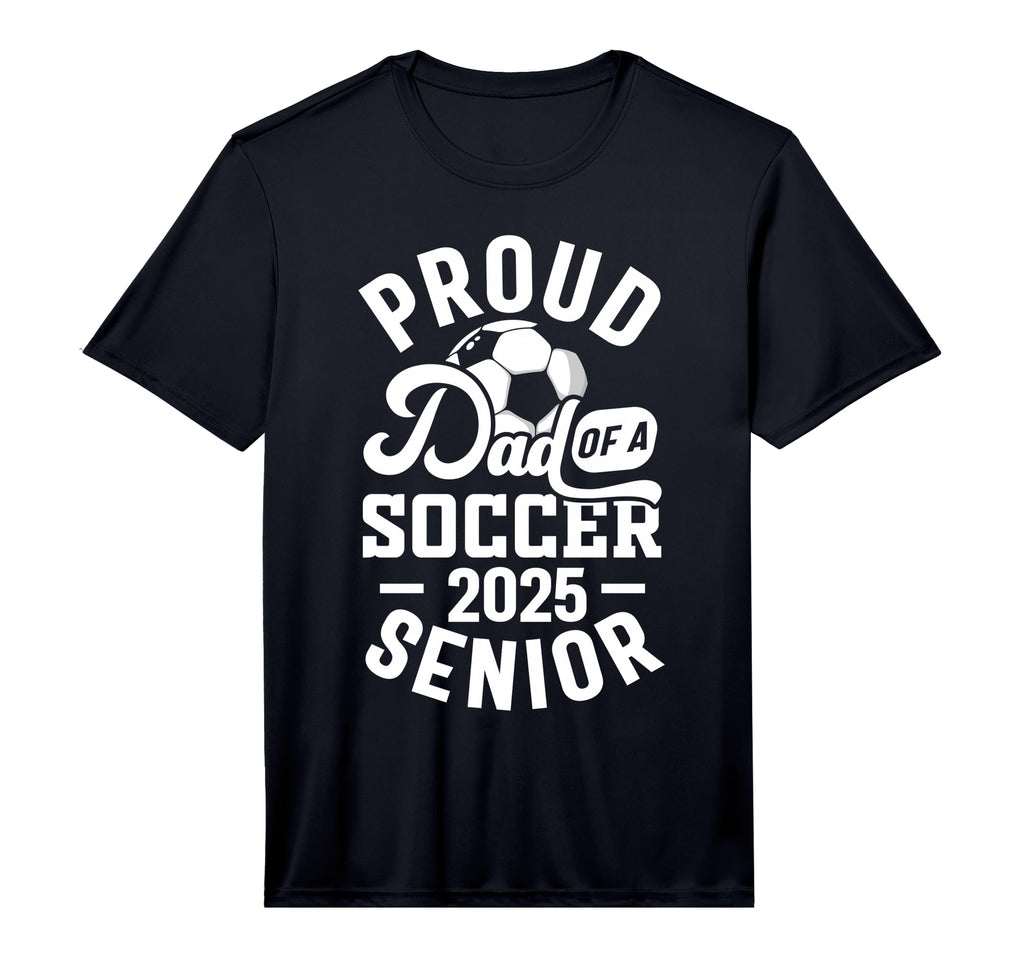 Soccer Senior Dad Class 2025 Senior T-Shirt - Custom Art Print for Adults - T-Shirt, Sweatshirt, Hoodie