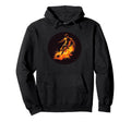 Burning Soccer Love Player And Ball Hoodie - Streetwear Style for Adults - T-Shirt, Sweatshirt, Hoodie
