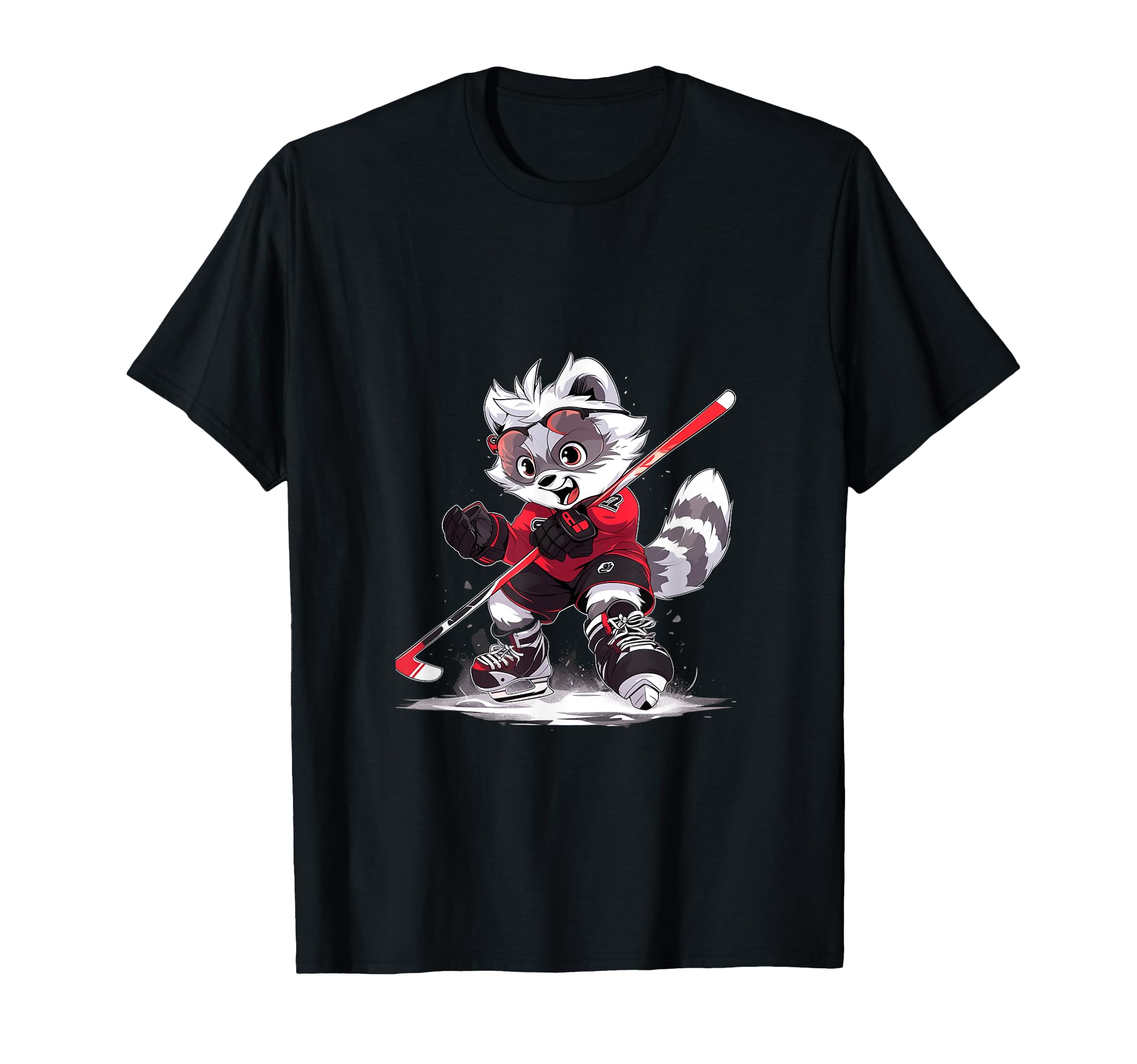 Ice Hockey Lemur Ice Hockey Player T-Shirt - Aesthetic Graphic Men Women - T-Shirt, Sweatshirt, Hoodie