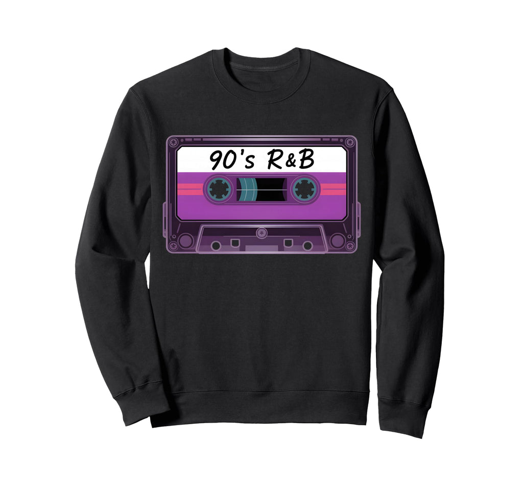 90S R B Cassette Tape Music Sweatshirt - Novelty Apparel Unisex - T-Shirt, Sweatshirt, Hoodie