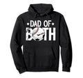 Dad Both Baseball Soccer Dad Soccer Hoodie - Aesthetic Graphic Unisex - T-Shirt, Sweatshirt, Hoodie