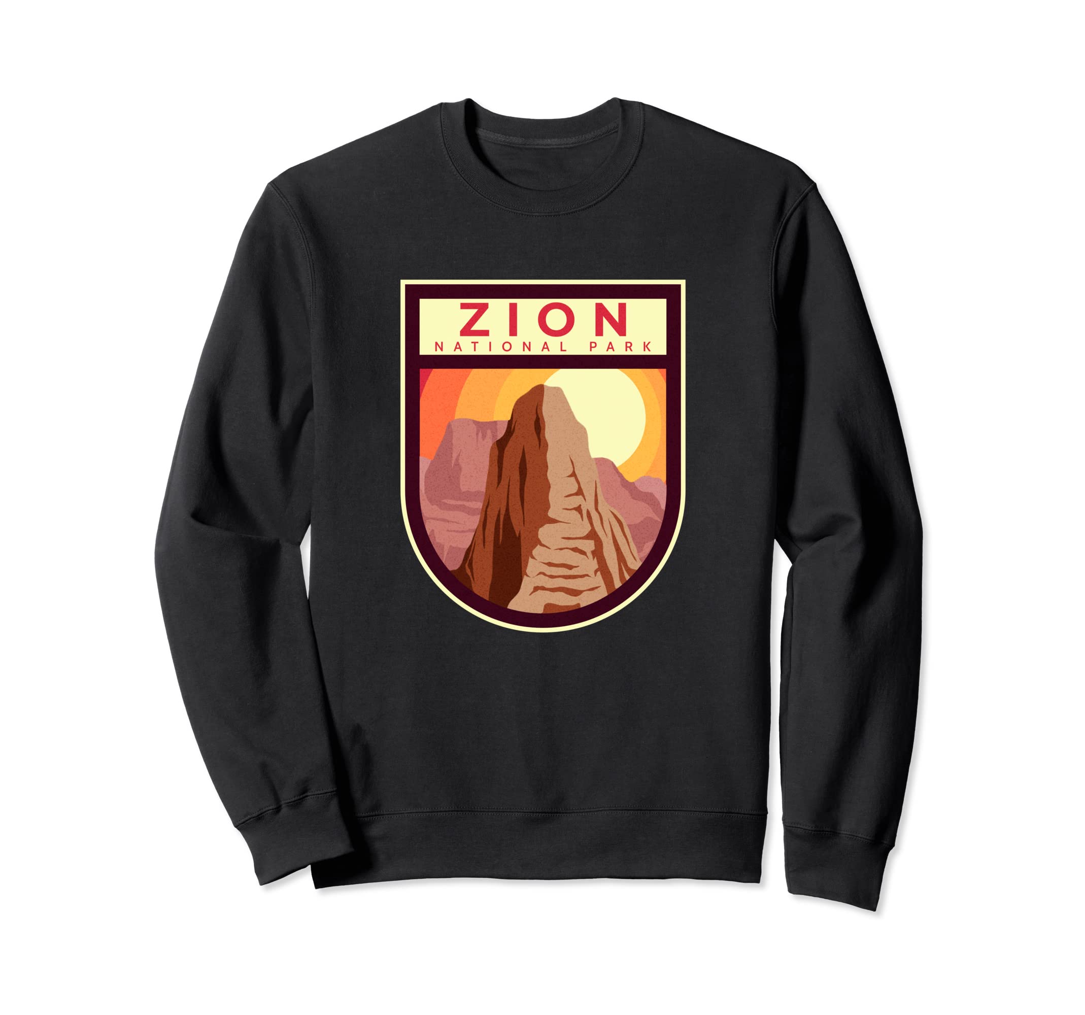 Zion National Park Nature Lover Badge Sweatshirt - Aesthetic Graphic Unisex - T-Shirt, Sweatshirt, Hoodie