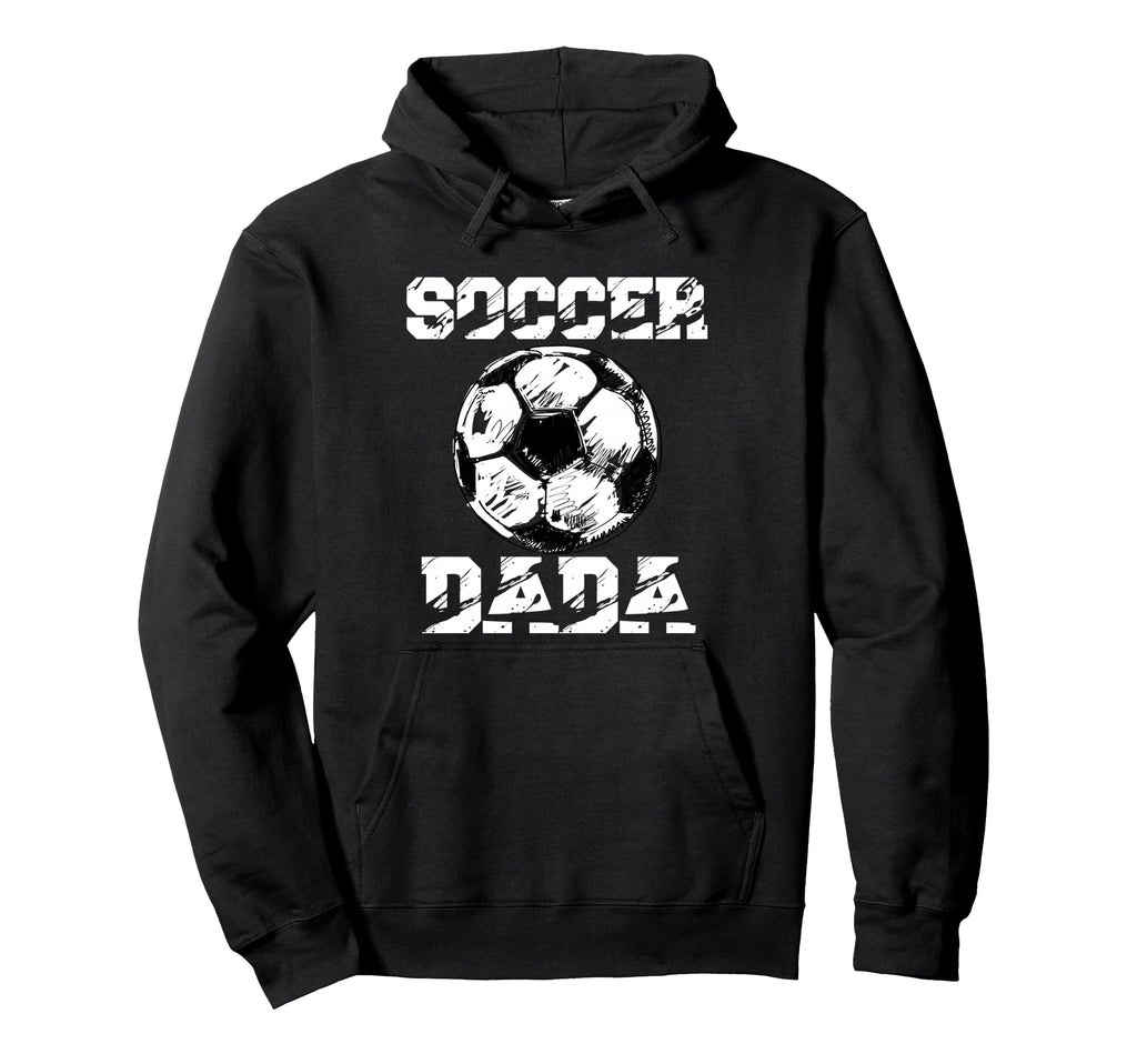 Soccer Dada Distressed Ball Funny Soccer Hoodie - Graphic Print Men Women - T-Shirt, Sweatshirt, Hoodie