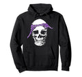 Hiphop Skull Purple Do Rag Bandana Old Hoodie - Trendy Graphic Unisex - T-Shirt, Sweatshirt, Hoodie