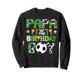 Papa Birthday Soccer Player Game Day Sweatshirt - Unique Graphic Unisex - T-Shirt, Sweatshirt, Hoodie