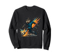 Fierce Soccer Wolf Power Kick Sweatshirt - Unique Graphic for Adults - T-Shirt, Sweatshirt, Hoodie
