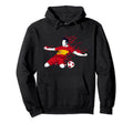 Spain Soccer Fans Jersey Spanish Flag Hoodie - Minimalist Print for Adults - T-Shirt, Sweatshirt, Hoodie