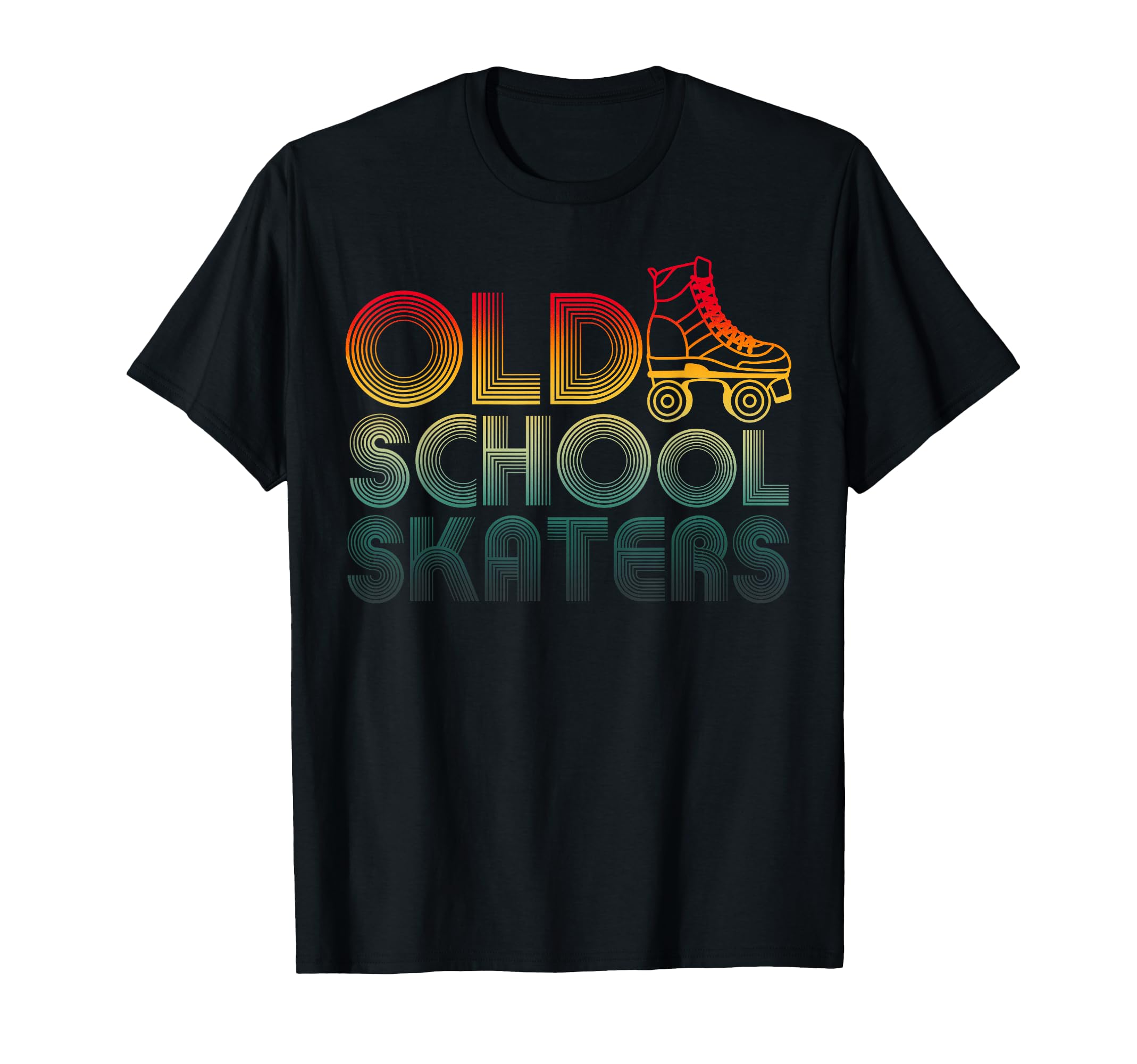 Roller Skates Old School Derby Funky T-Shirt - Unique Graphic Men Women - T-Shirt, Sweatshirt, Hoodie
