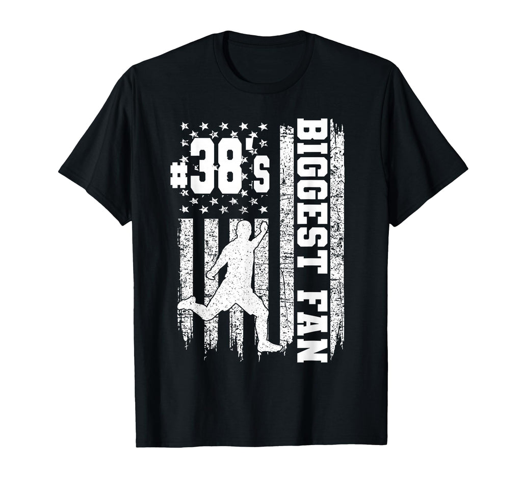 Soccer Biggest Fan Number 38 Proud T-Shirt - Streetwear Style Unisex - T-Shirt, Sweatshirt, Hoodie