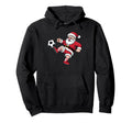 Santa Plays Soccer Funny Pajama Family Hoodie - Novelty Apparel Unisex - T-Shirt, Sweatshirt, Hoodie